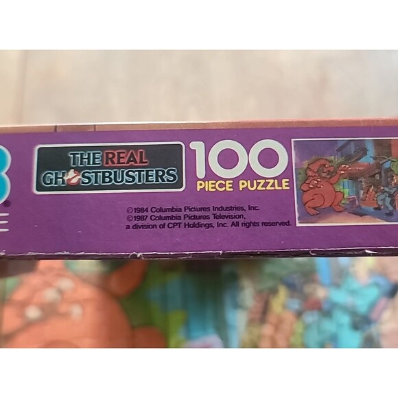 Milton Bradley The Real Ghostbusters 100 Piece Puzzle 1987 - Picture 9 of 10